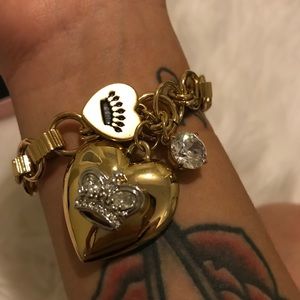 Juicy Couture gold charm bracelet